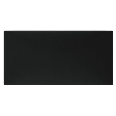 panneau mural rembourré rectangle noir
