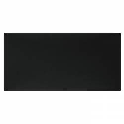 panneau mural rembourré rectangle noir