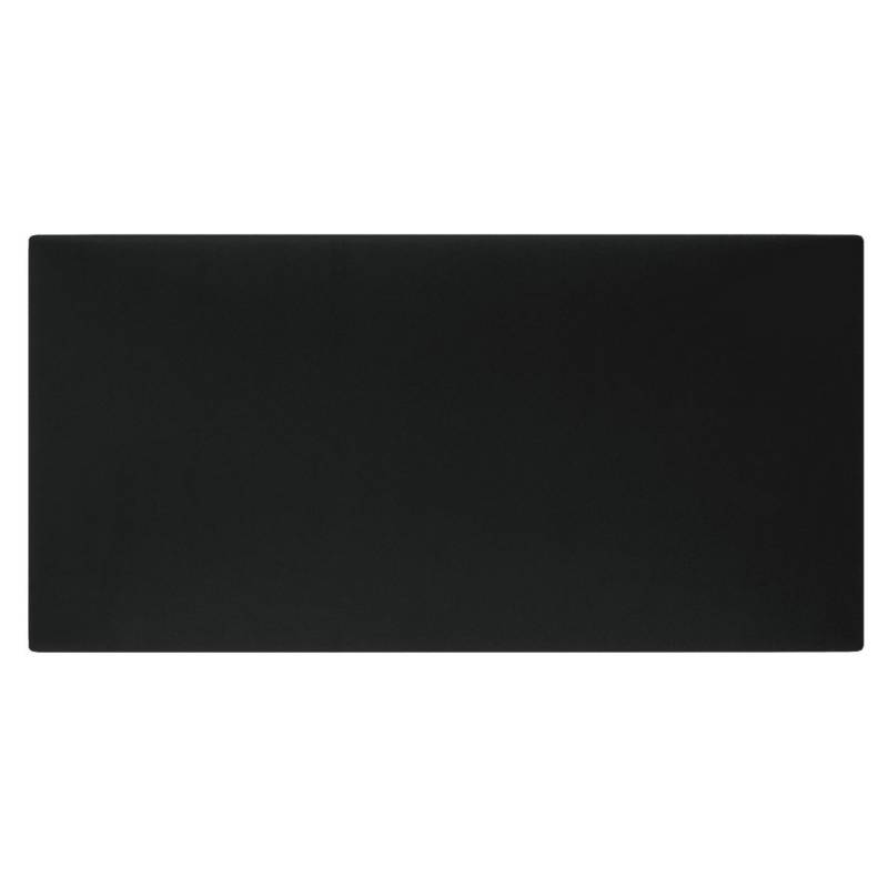 panneau mural rembourré rectangle noir
