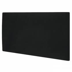 coussin mural rectangle noir