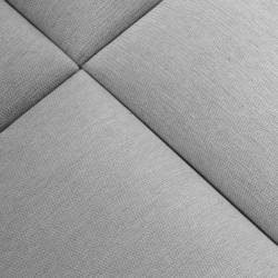mur capitonné gris