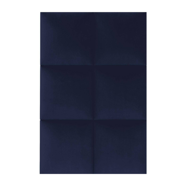 mur capitonné bleu