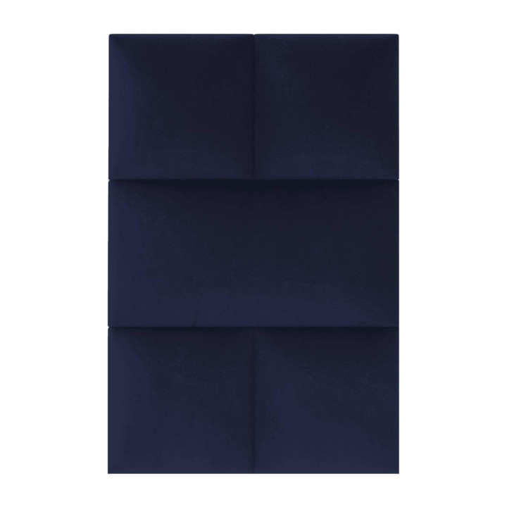 coussin tete de lit bleu