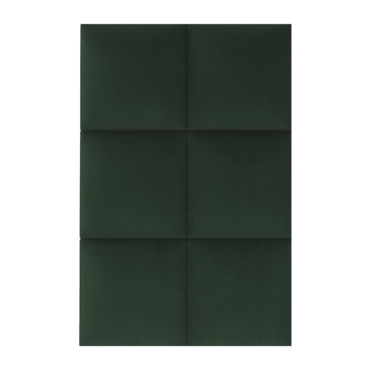 mur capitonné vert