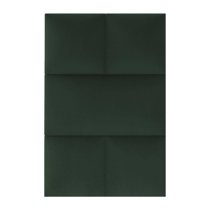 Mur capitonné - coussin mural vert sapin 60 x 30 cm | Decoon