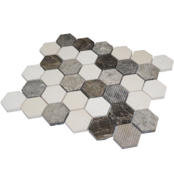 Mosaïque Travertin - Mix...