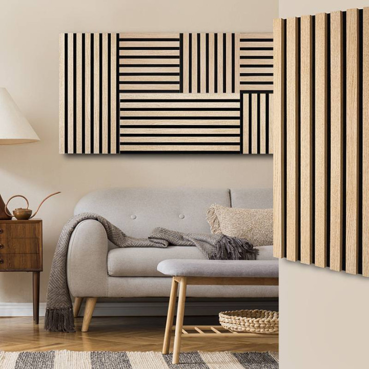 Déco murale tasseau bois
