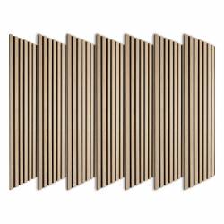 lot 7 panneaux tasseaux bois pour lit 160
