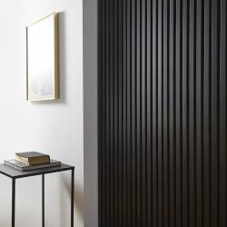 tasseau noir mur