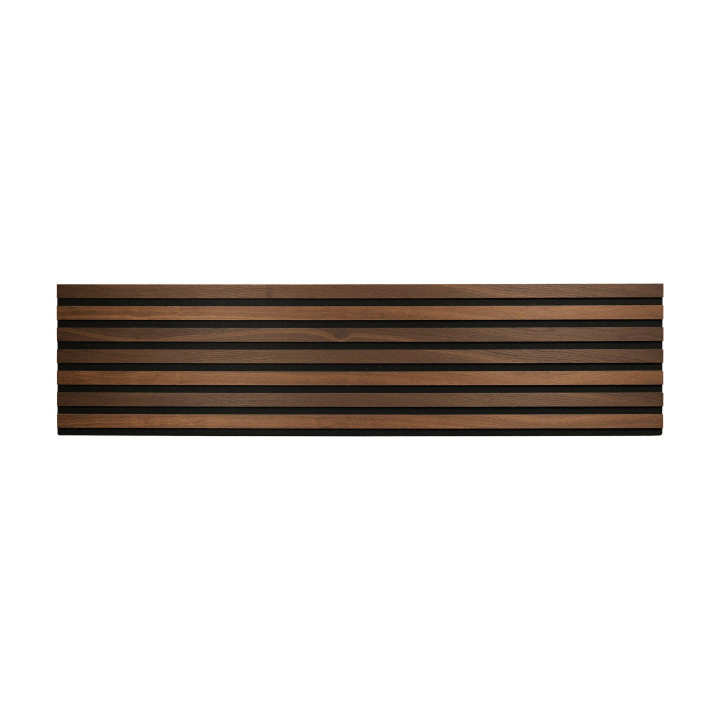 Tete de lit tasseaux - panneau deco chêne foncé 120 x 30 cm | Decoon
