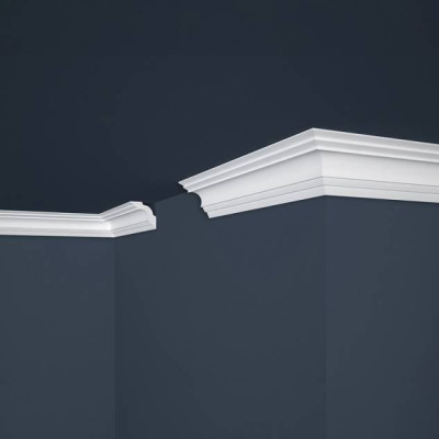 Corniche plafond polystyrène - modèle Versailles - 200x5x5 cm