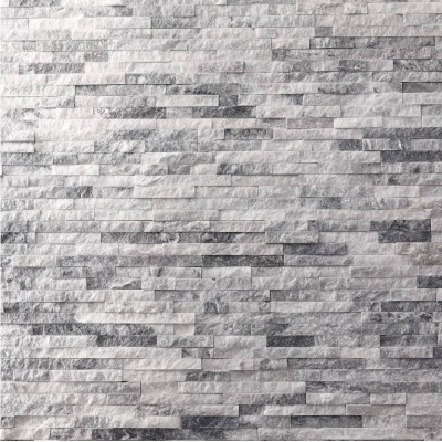 Parement mural en pierre naturelle fine épaisseur - alaska - 13 pcs