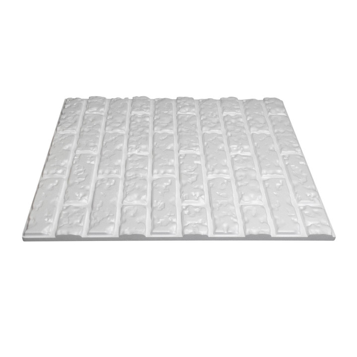 x18 Panneau Polystyrène Décoratif 3D effet Briques - 60x60x3 cm - 6,48m2