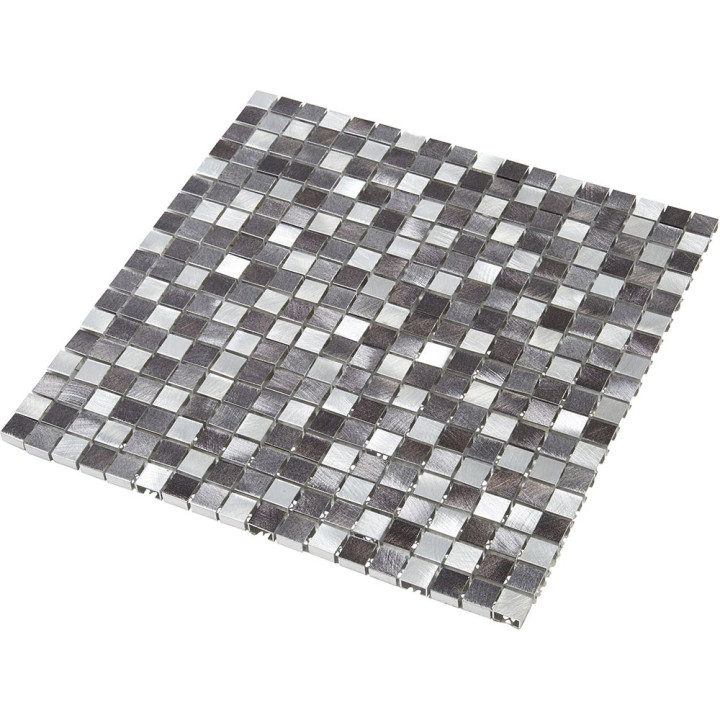 Plaque mosaique alu - 1.5 x 1.5 cm - Decoon