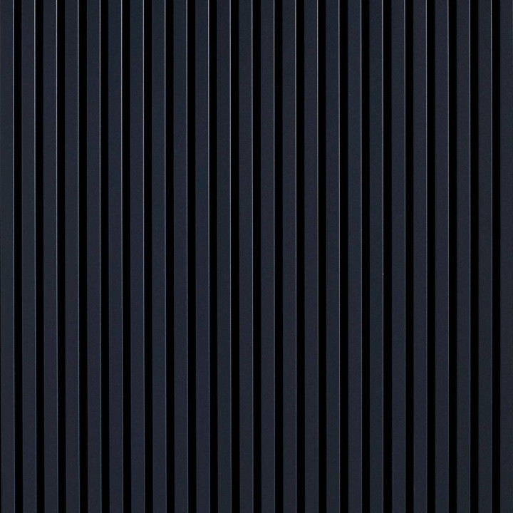 Panneau mural acoustique tasseaux bois 250 x 30 cm - bleu nuit|DECOON