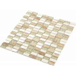 Mosaïque Pierre / Verre -...