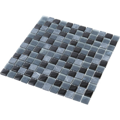 Plaque mosaique pierre et verre - 2.3 x 2.3 cm - Decoon