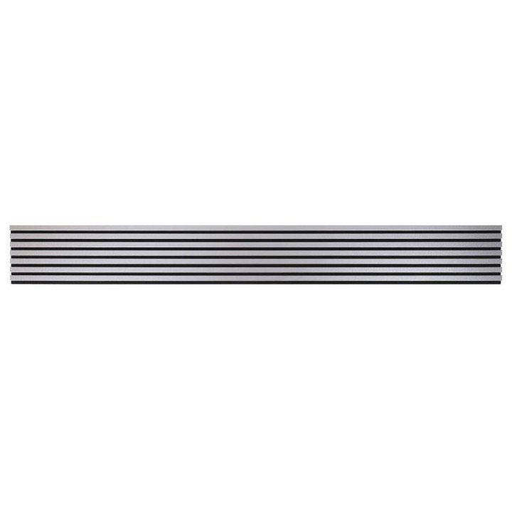 Lot de 4 Panneaux tasseaux bois 250 x 30 cm - aluminium|DECOON