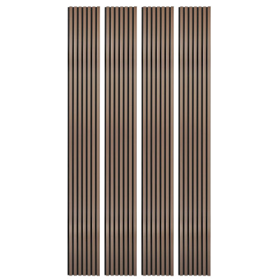 Lot de 4 Panneaux tasseaux bois 250 x 30 cm - rose gold|DECOON