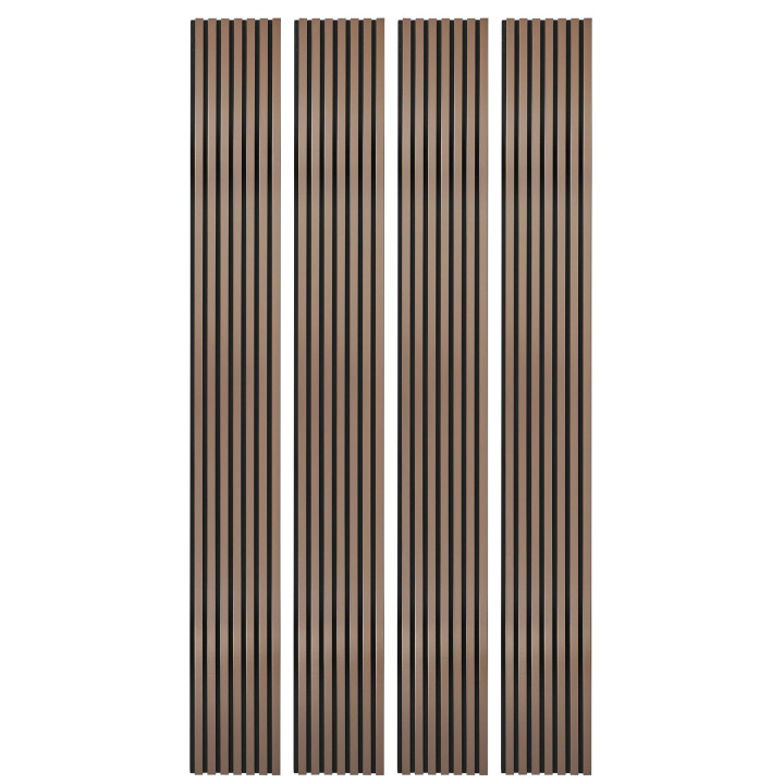 Lot de 4 Panneaux tasseaux bois 250 x 30 cm - rose gold|DECOON