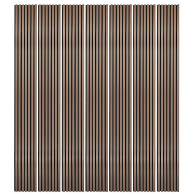 Lot de 7 Panneaux tasseaux bois 250 x 30 cm - rose gold|DECOON