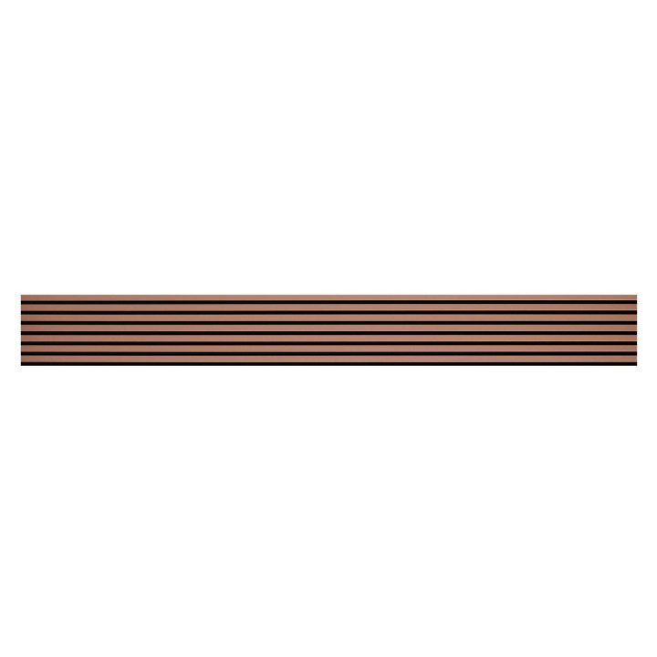 Lot de 5 Panneaux tasseaux bois 250 x 30 cm - terracotta |DECOON