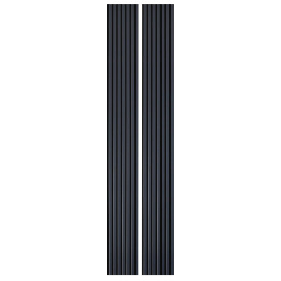 Lot de 2 Panneaux tasseaux bois 250 x 30 cm - bleu nuit|DECOON