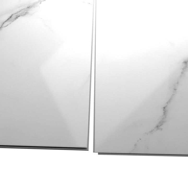 Panneaux Muraux pour Douche - Effet Marbre Blanc Brillant | DECOON
