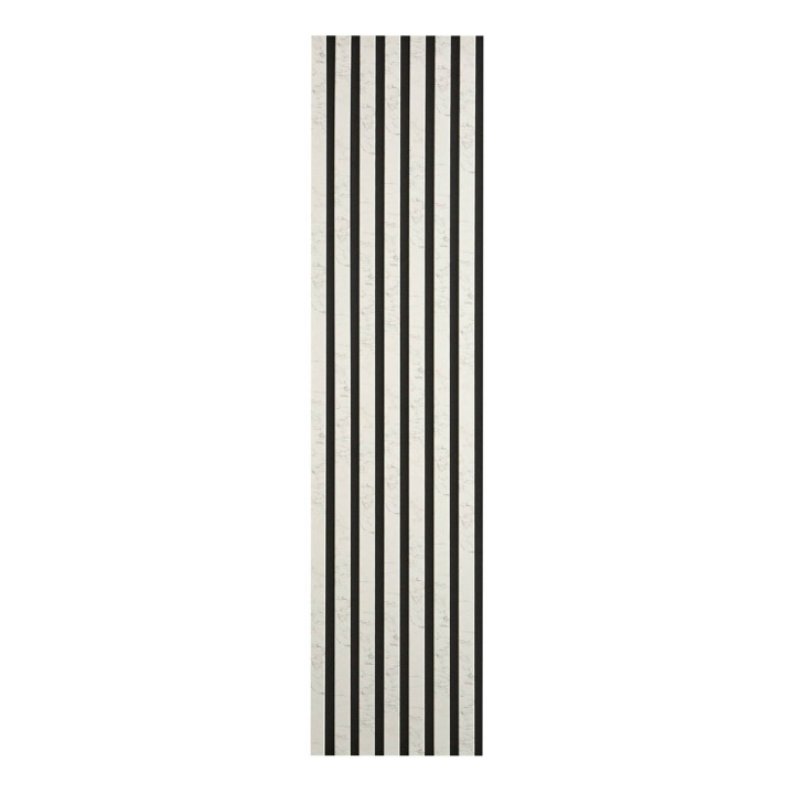 Lot Panneaux Muraux tasseaux bois 120 x 30 - Marbre blanc | Decoon