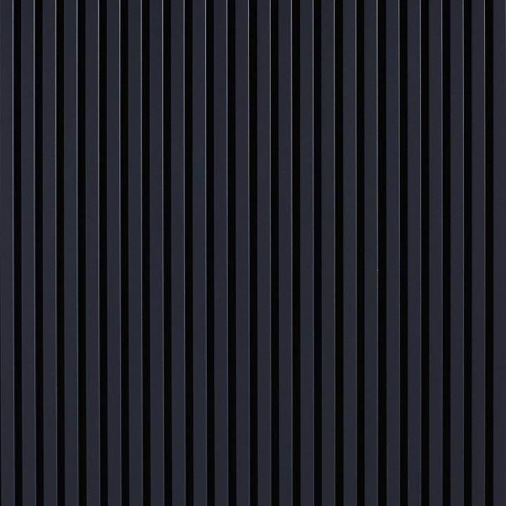 Lot Panneaux Muraux tasseaux bois 120 x 30 - Bleu nuit | Decoon