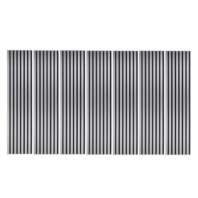 Lot Panneaux Muraux tasseaux bois 120 x 30 - Alu | Decoon