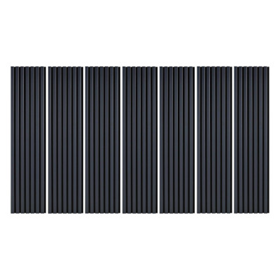 Lot Panneaux Muraux tasseaux bois 120 x 30 - Bleu nuit | Decoon