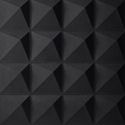 Panneau feutrine - Diamant noir - 40x40x4,5 cm - 0,16m²