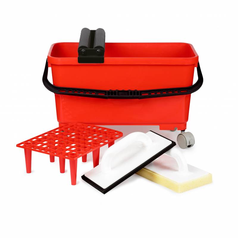 Kit à joints 24L complet et mobile avec égouttoir et platoirs