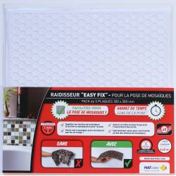 MAT INTER - Pack de 5 supports adhésif pour la pose de mosaïques