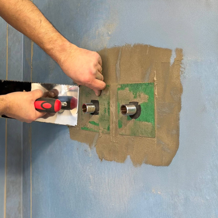 MAT INTER - Rouleau (shrink) 5m2 Natte d'étanchéité - 5m x 1m