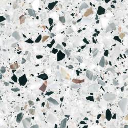 Carrelage terrazzo 60x60 blanc