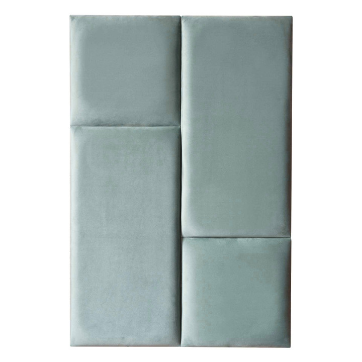 Mur capitonné - coussin mural vert émeraude 60 x 30 cm | Decoon