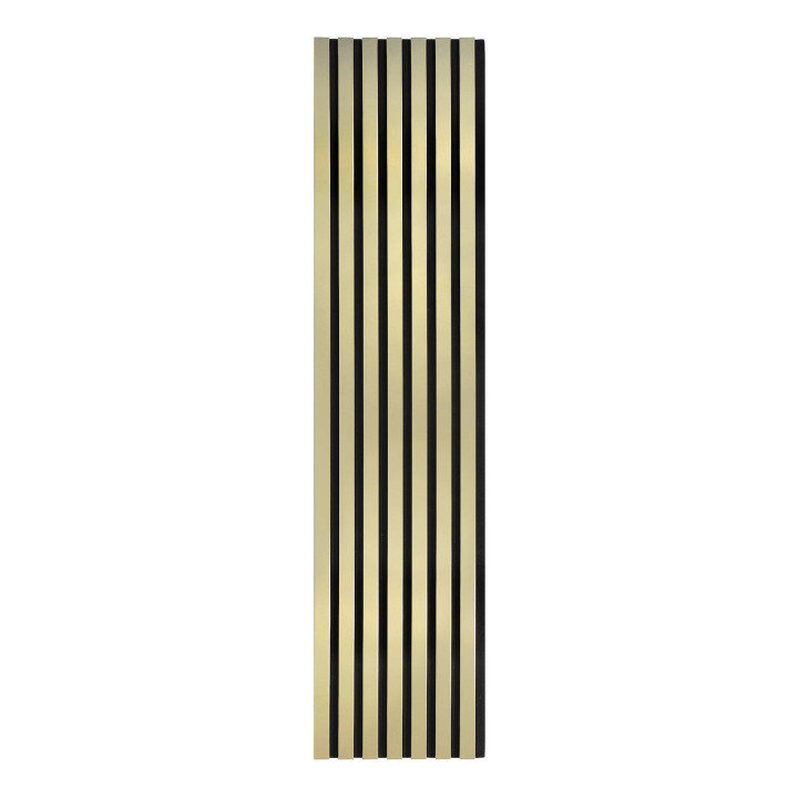 Lot Panneaux Muraux tasseaux bois 120 x 30 - Gold | Decoon