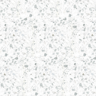 Terrazzo blanc Carrara - 60 x 60 cm - sol mur| Decoon