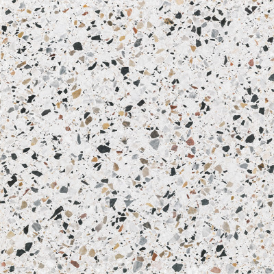 Terrazzo blanc Grigio Venato - carrelage terrazzo 60x60 | Decoon