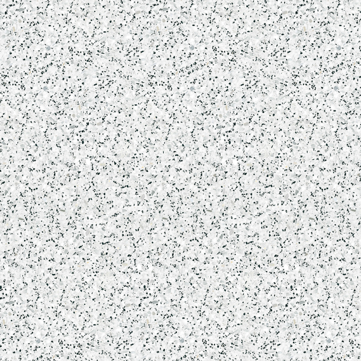 carreaux terrazzo blanc